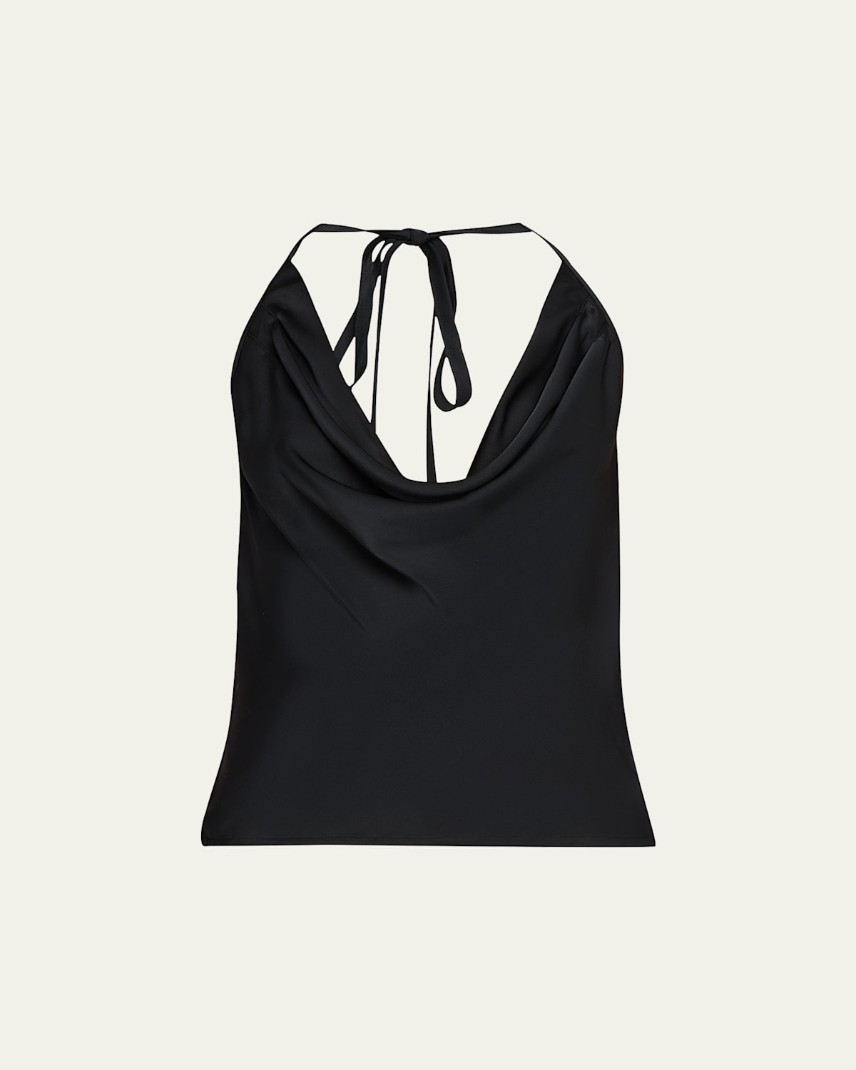 RAMY BROOK HETTIE HALTER COWL-NECK BLOUSE 