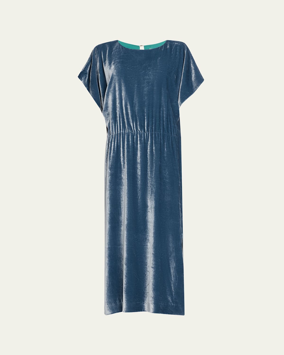 Romy Velvet Open Back Dress