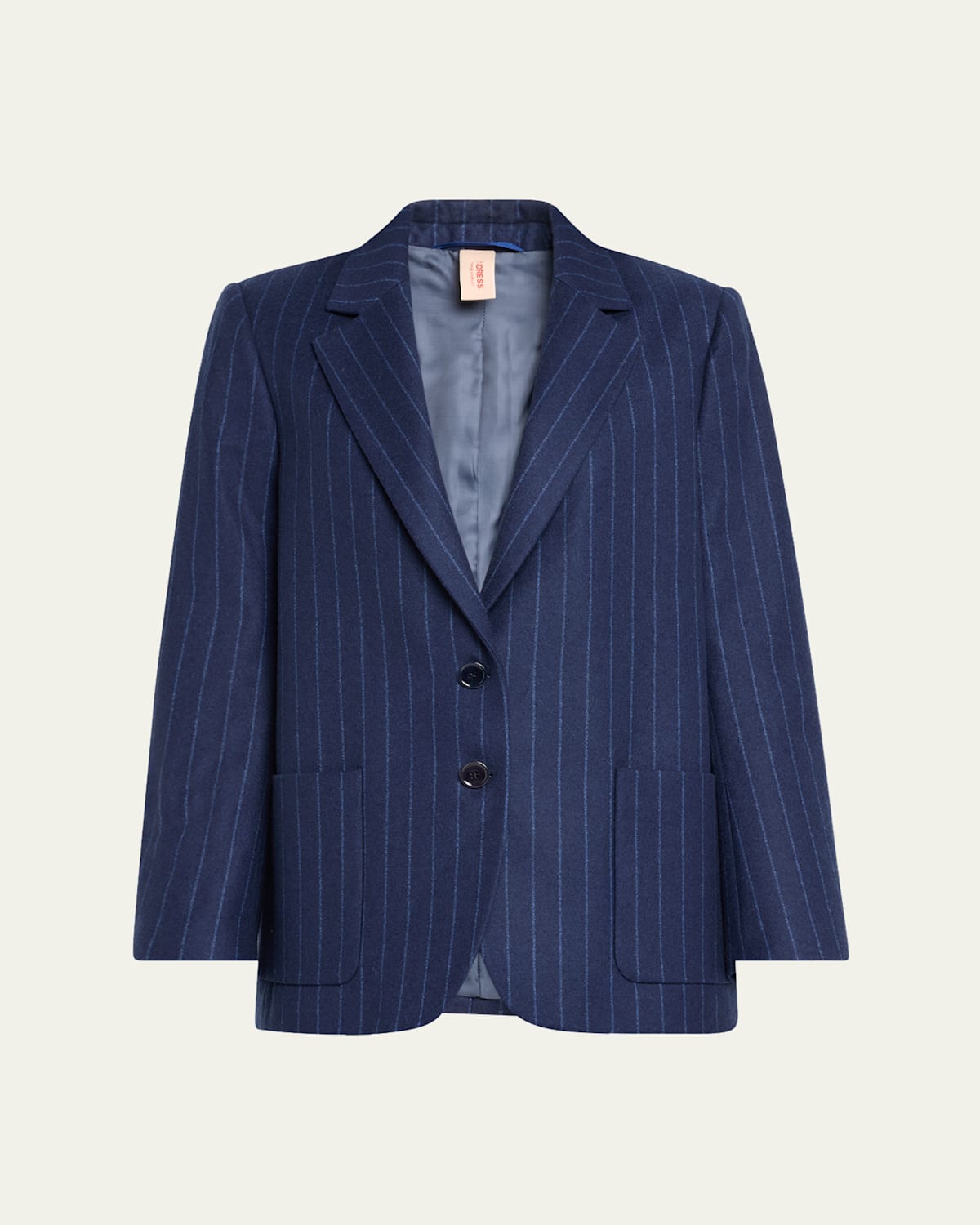Ava Pinstripe English Flannel Wool Jacket