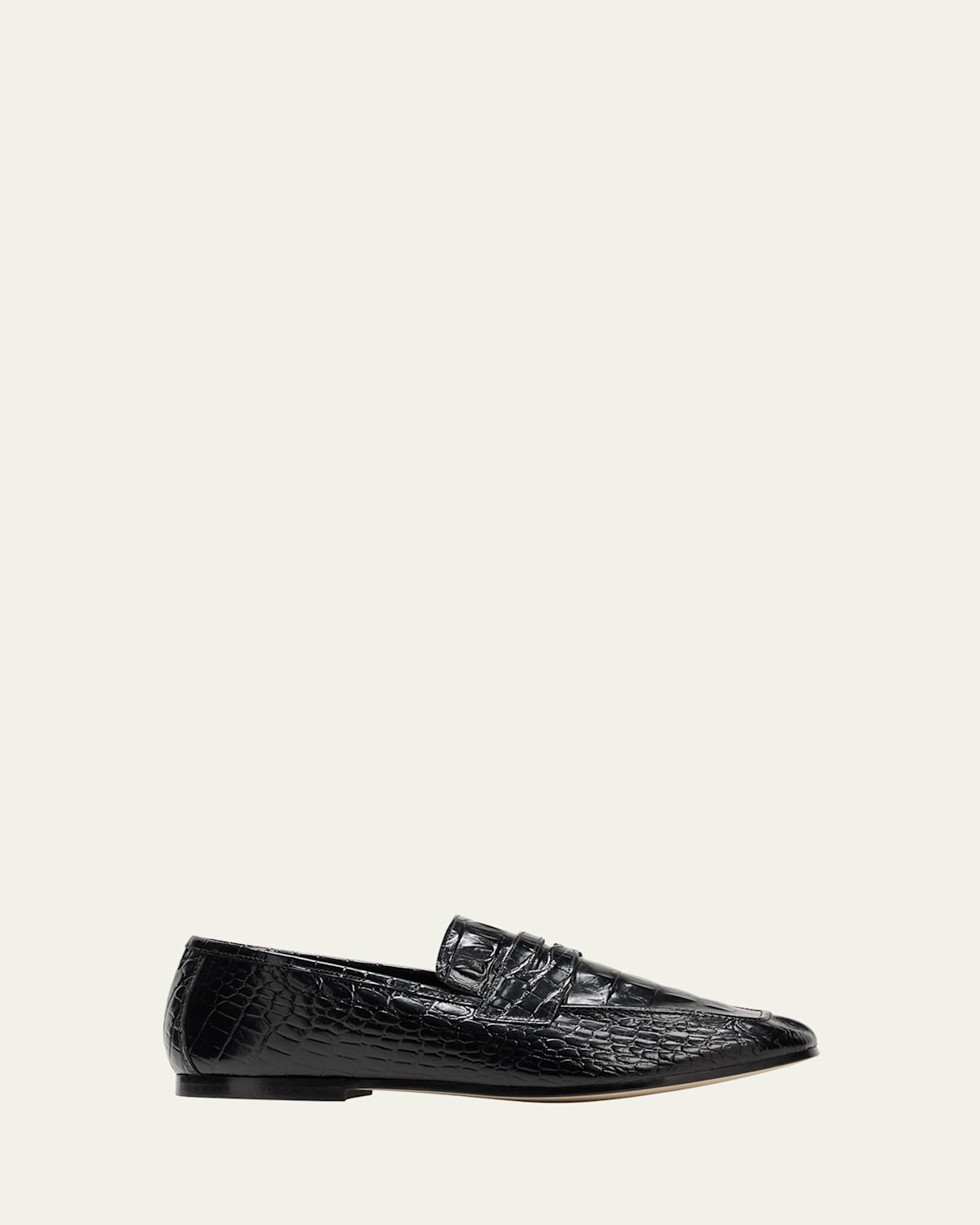Essenziale Croco Penny Loafers