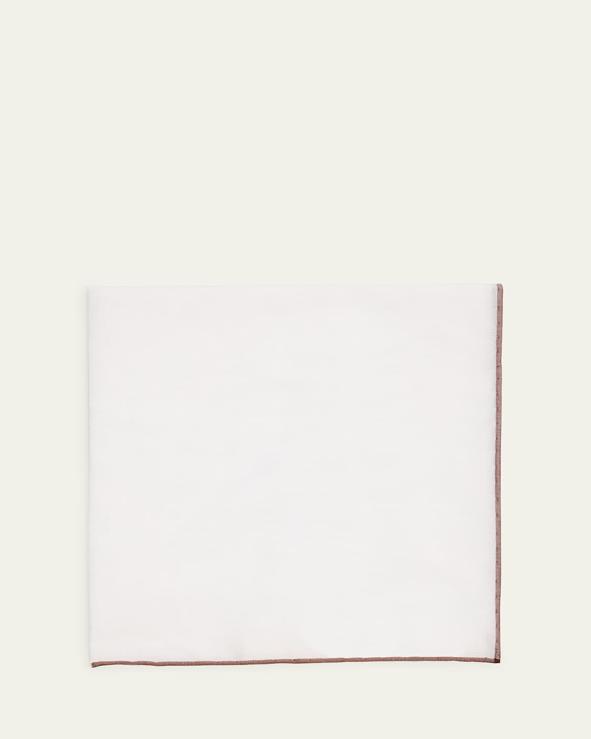 Simonnot Godard Men's Atrani Woven-Edge Egyptian Cotton Handkerchief