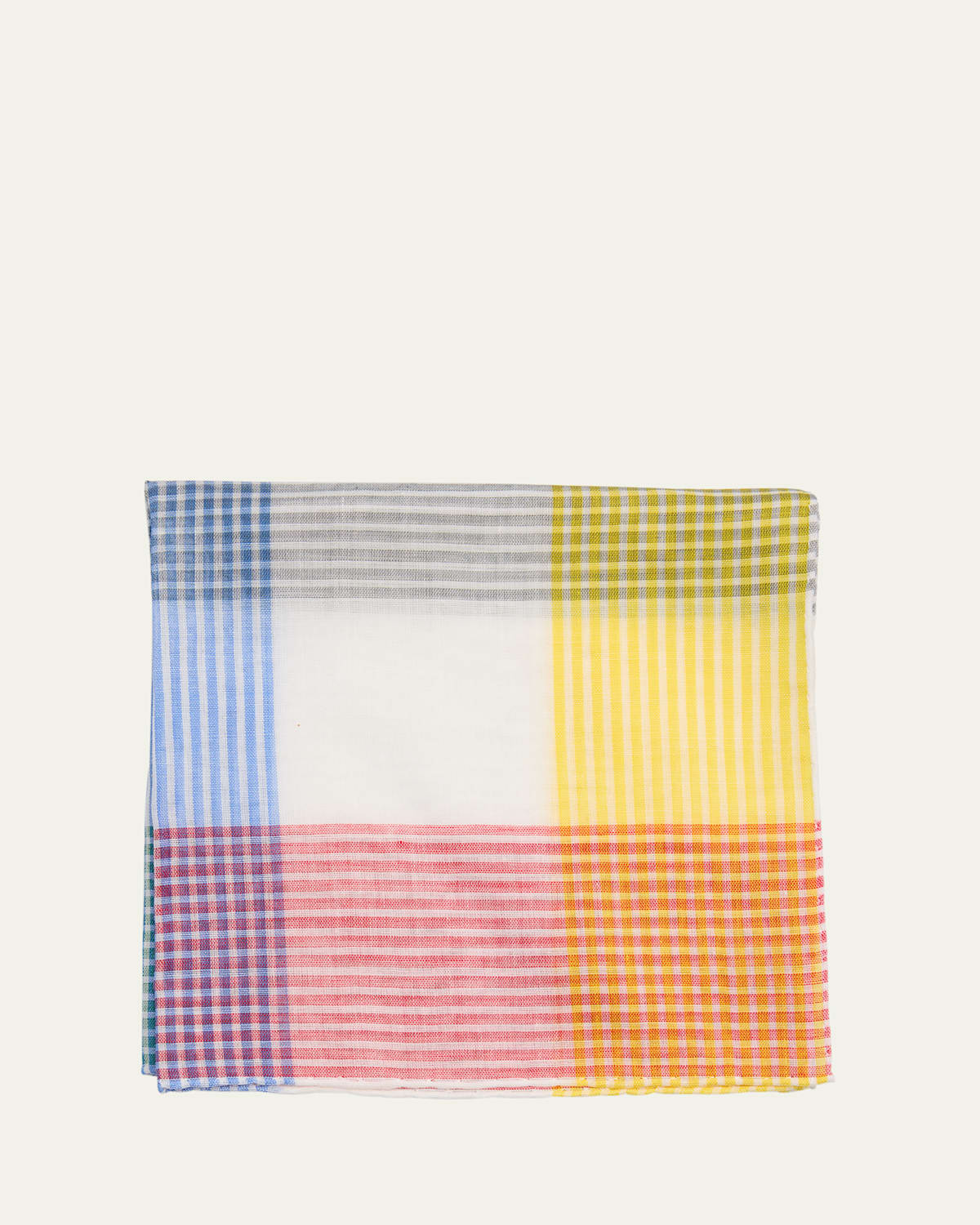Men's Baltimore Egyptian Cotton Check Handkerchief