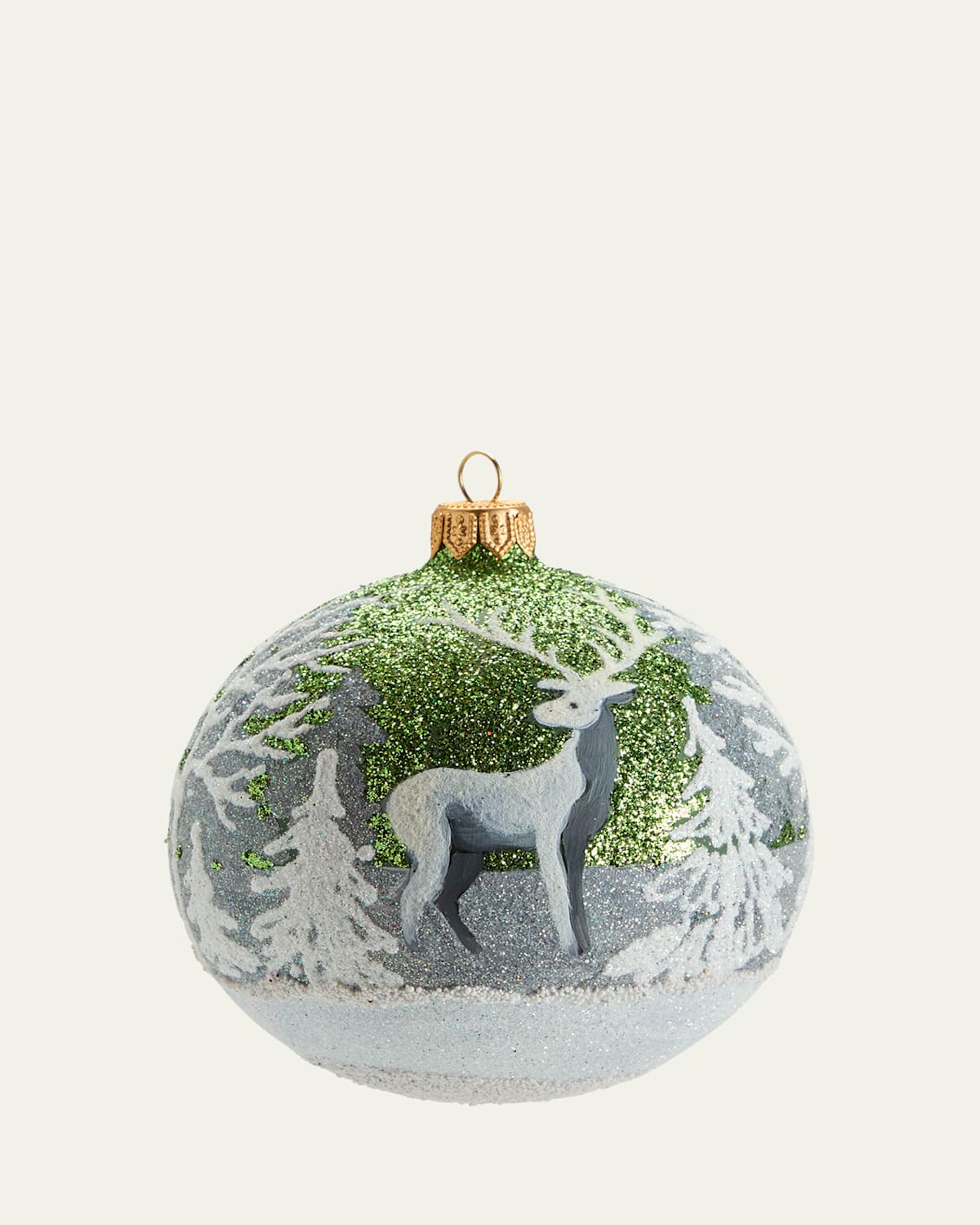 Thomas Glenn Holidays Still, Still, Still Reindeer Ornament In Multi