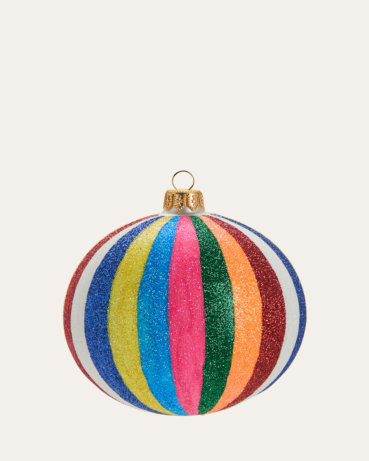 Thomas Glenn Holidays Playful Striped Ornament In Multi