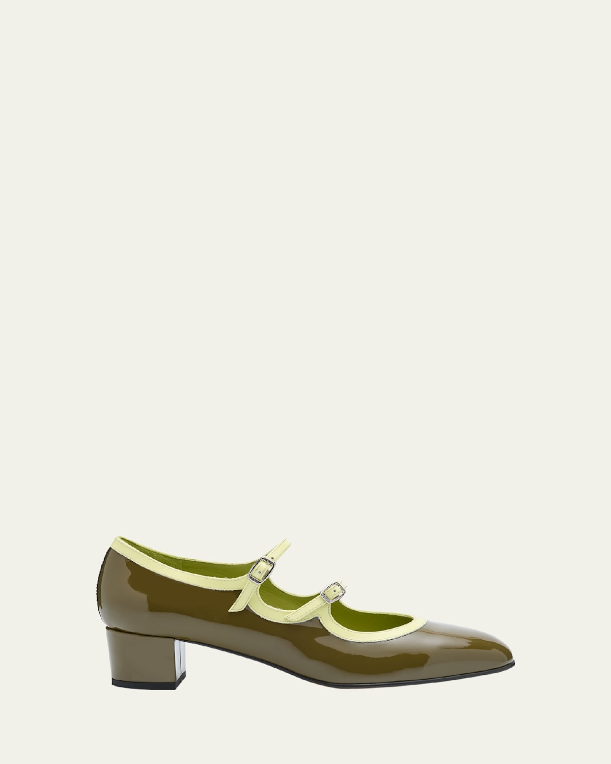 Bleuet Patent Leather Mary Jane Ballerina Pumps