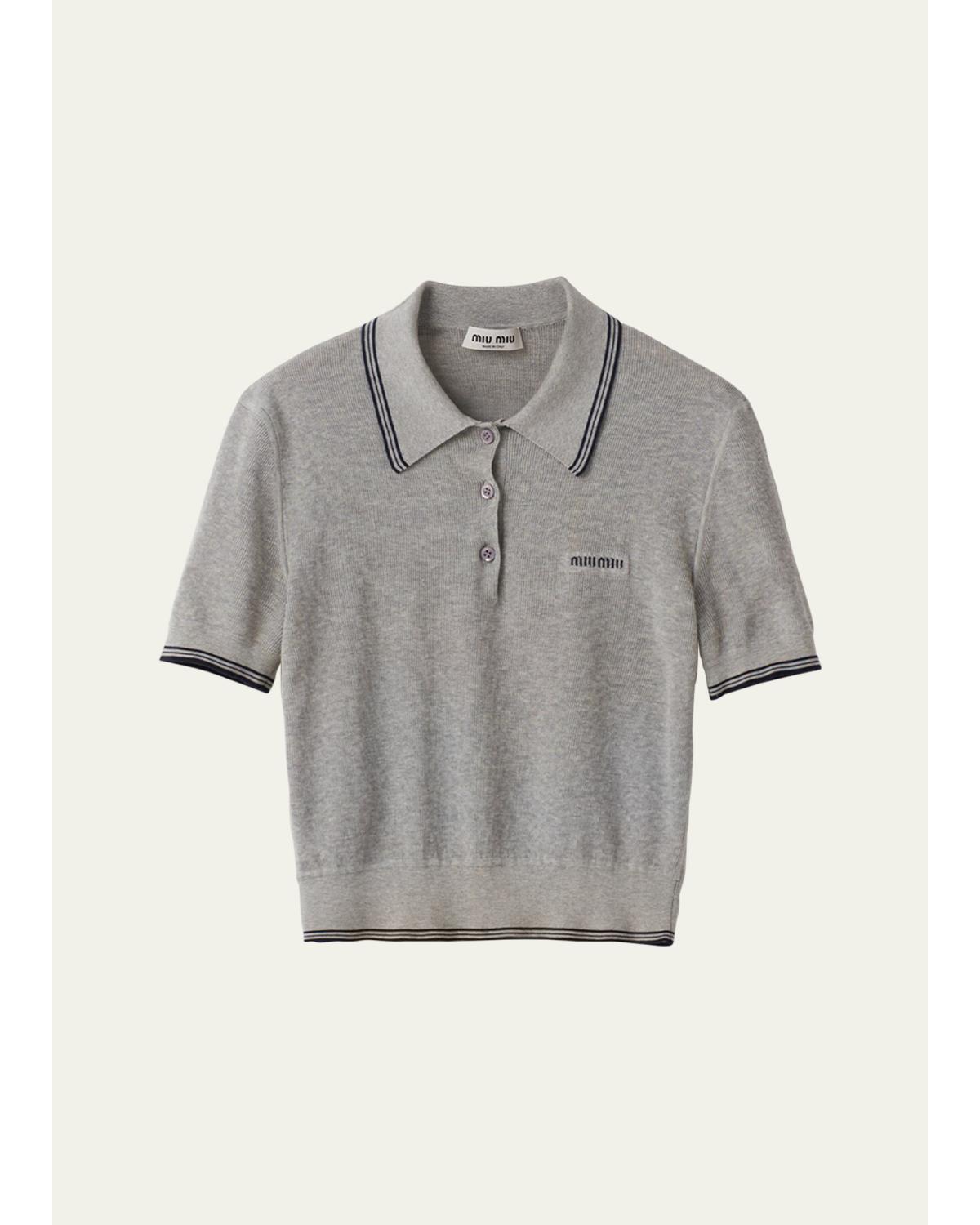 Cropped Polo Top