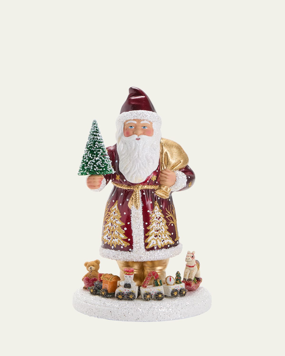 Tree Scene Santa Figure
