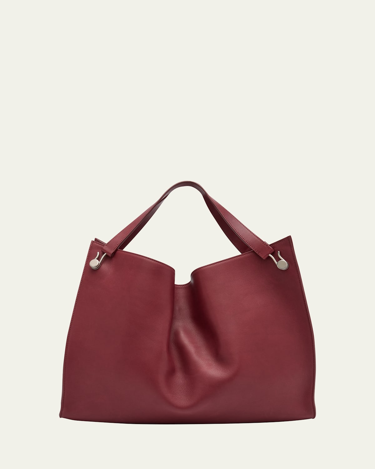 The Row Alexia Tote In Saddle Leather