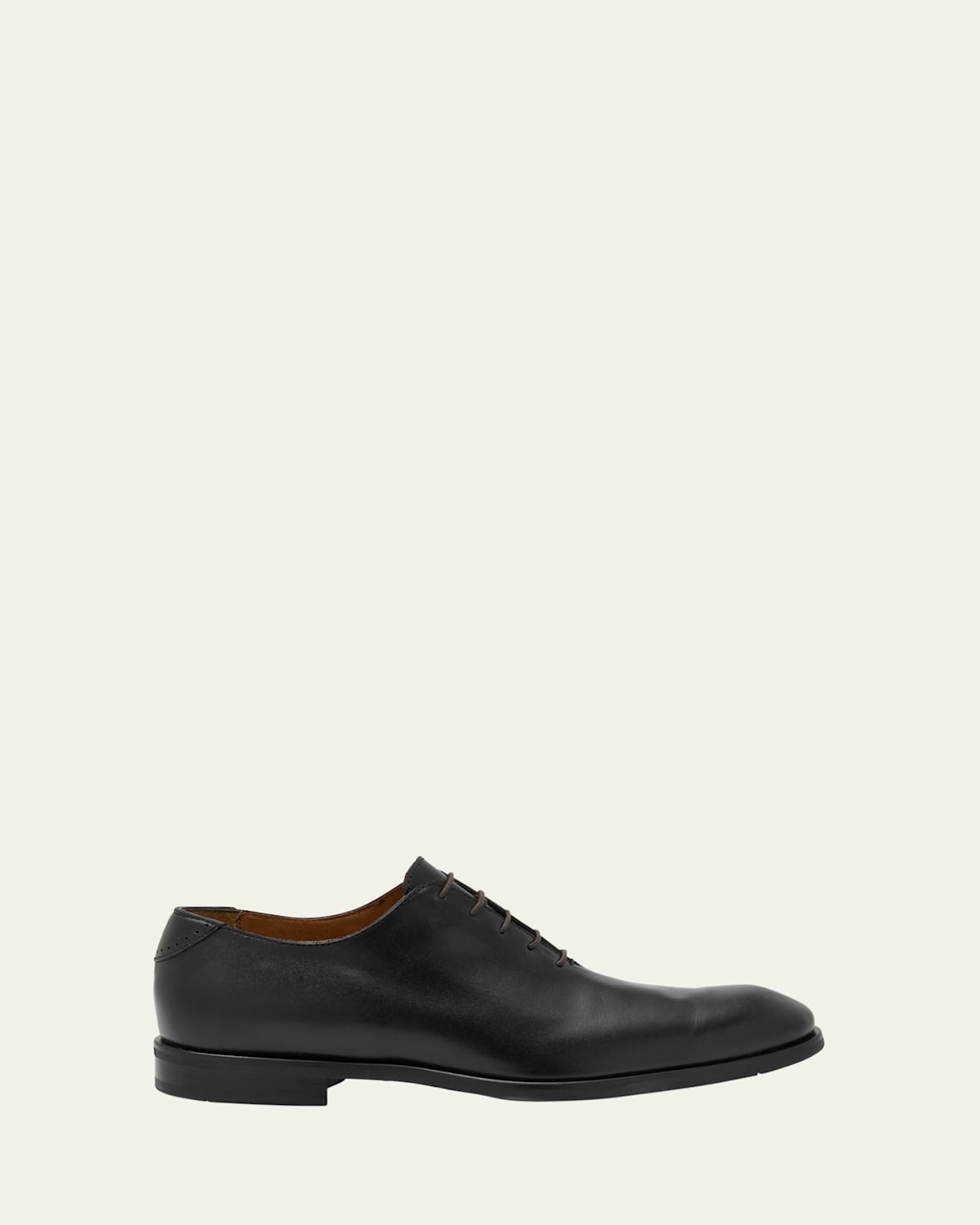 Bergdorf Goodman Men's Calf Leather Oxfords In Black