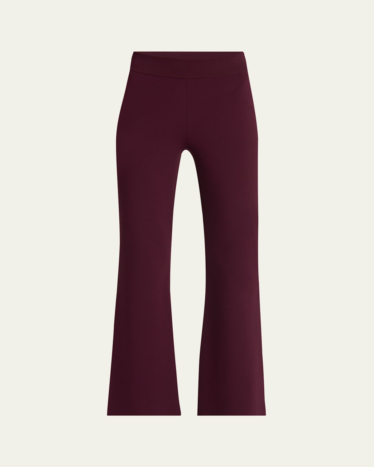 Shop Stella Mccartney Flared Knit Trousers