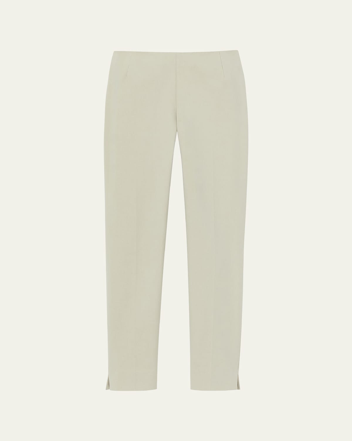 LAFAYETTE 148 STANTON CROPPED TECHNO STRETCH TWILL PANTS 