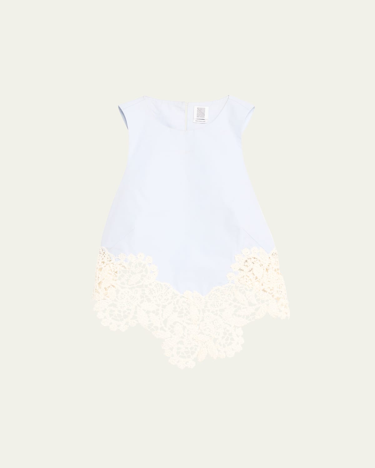 Scallop Lace High-Low Tank Top