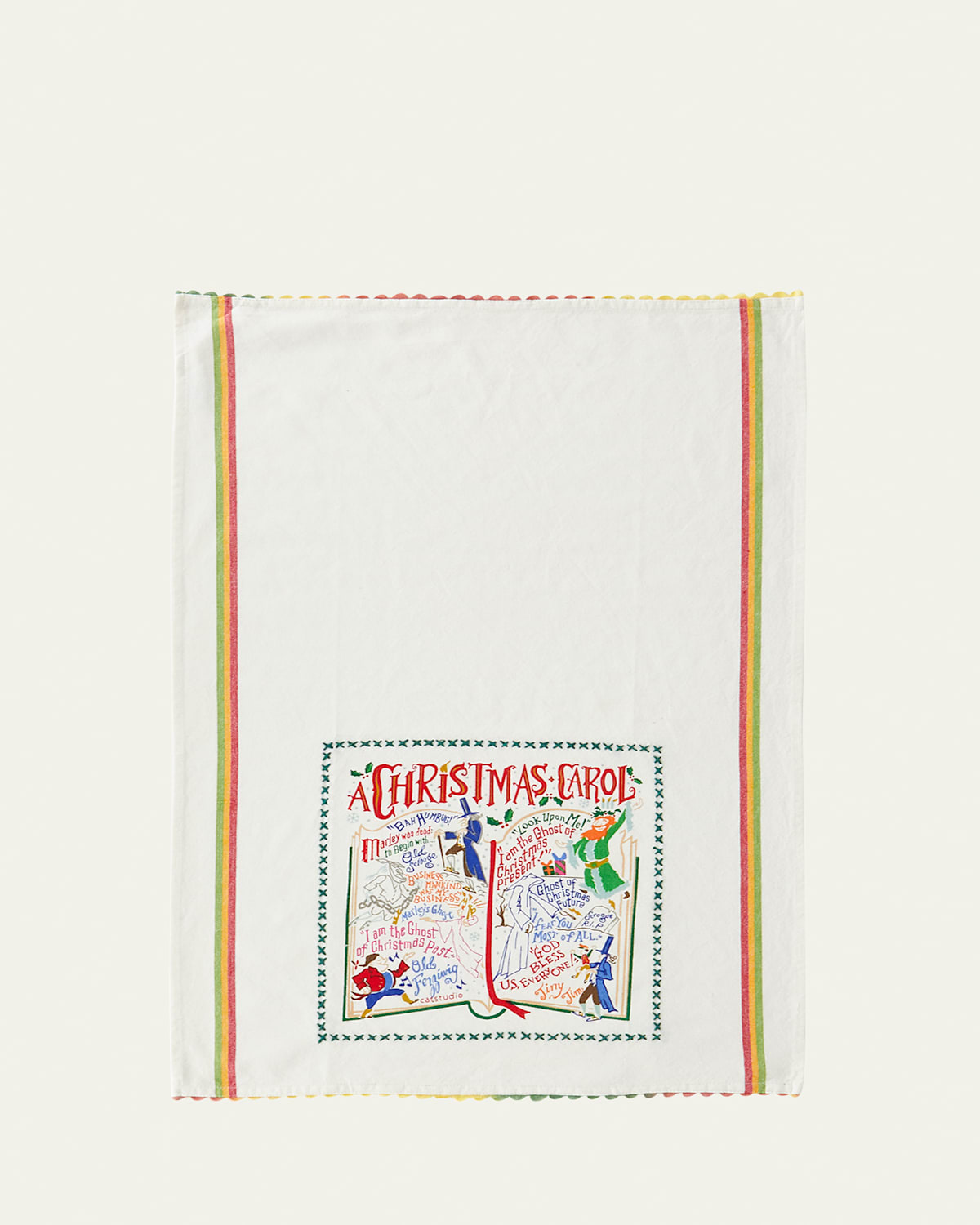 A Christmas Carol Dish Towel