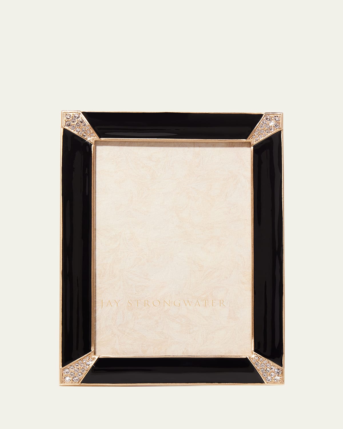 Jay Strongwater Lavinia Frame, 4" X 6" In Black