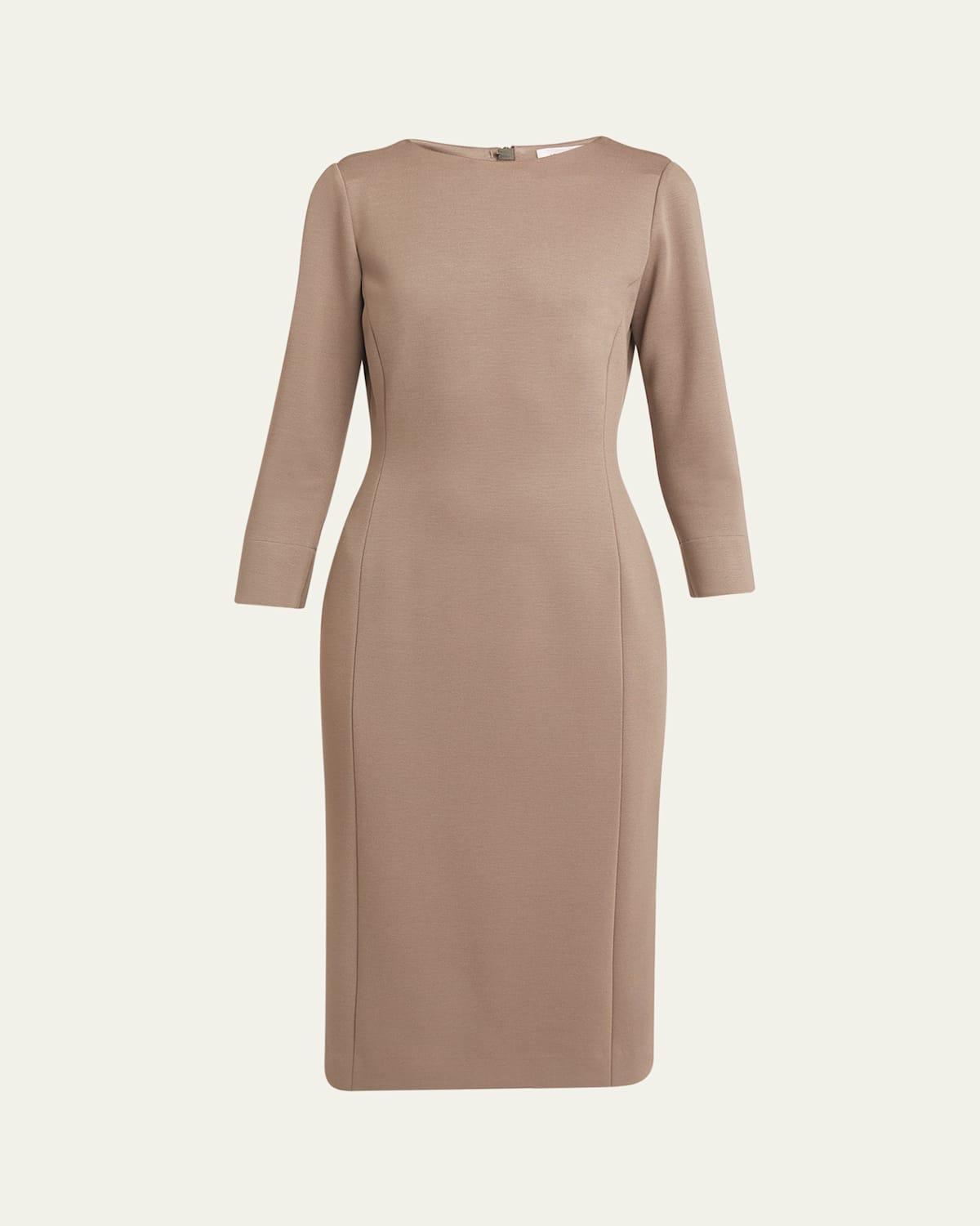 Pencil Stretch Jersey Midi Dress