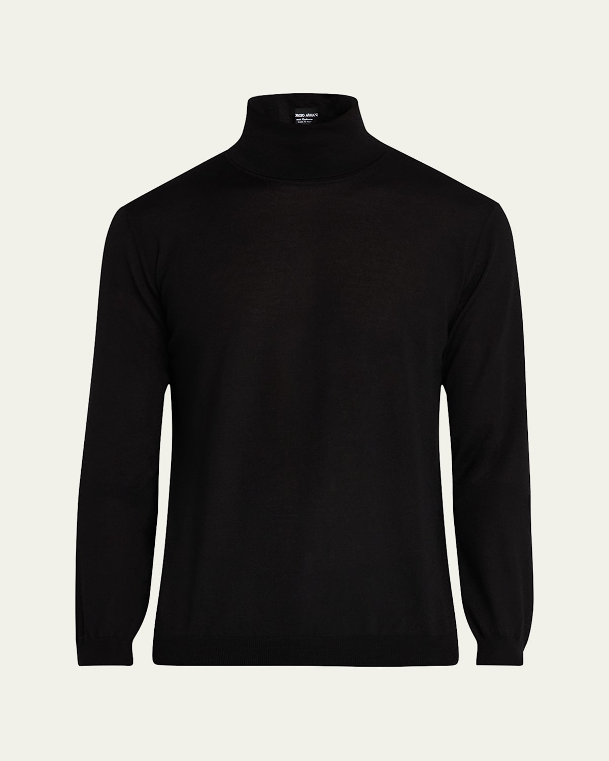 Men's Cashmere Plain Stitch Turtleneck