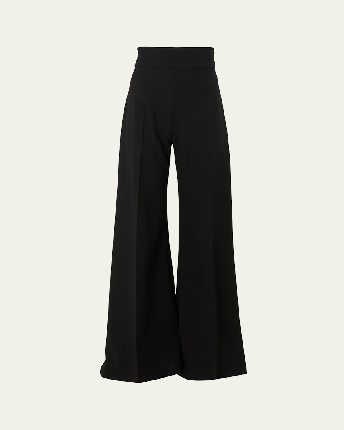 High waisted smart black trousers cheap