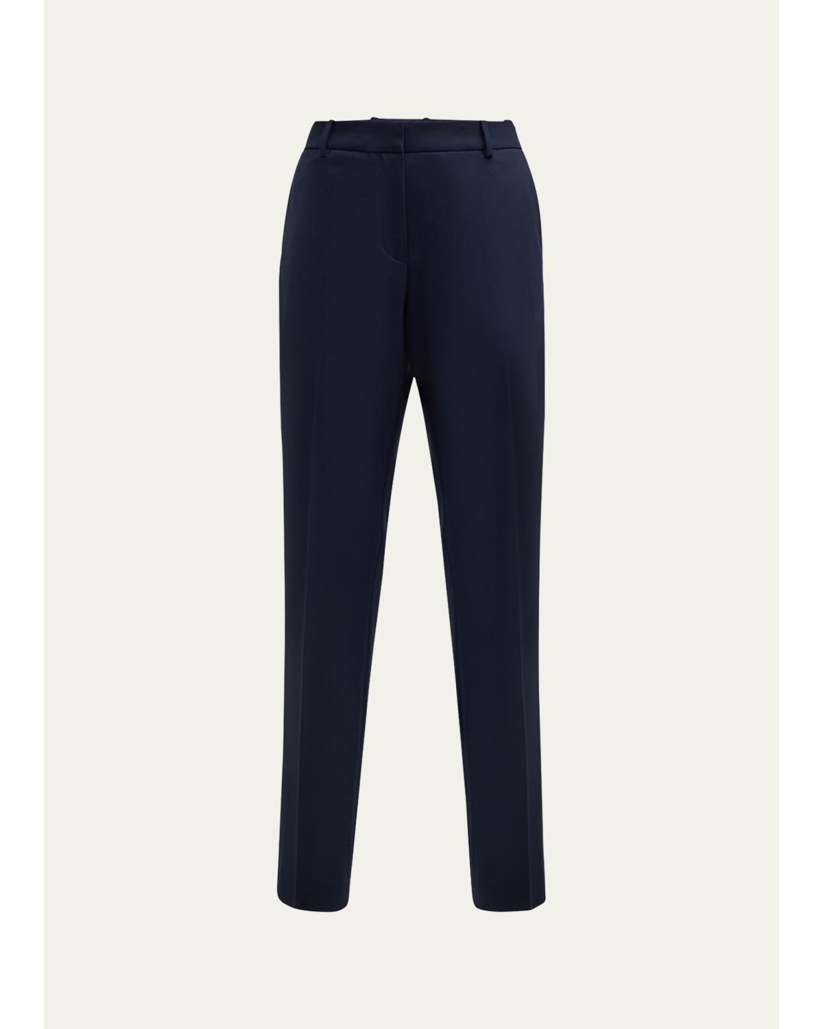 Clinton Cropped Stretch Wool Pants