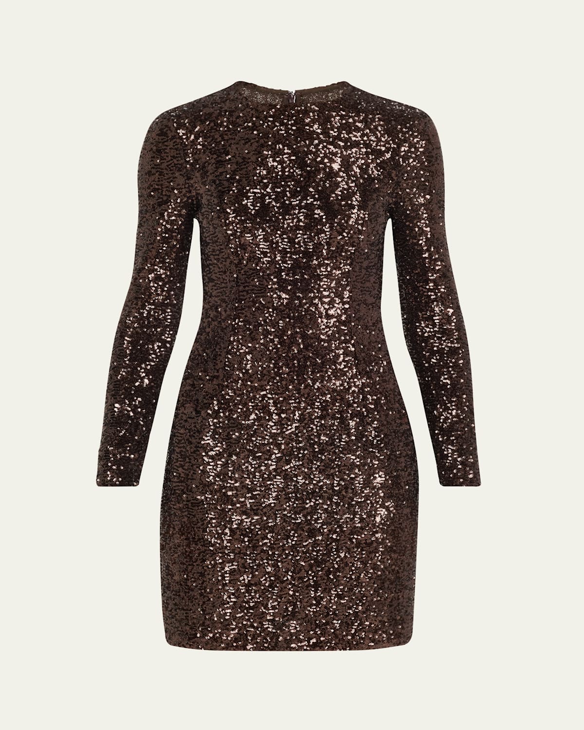 Sequin Long Sleeve Mini Dress