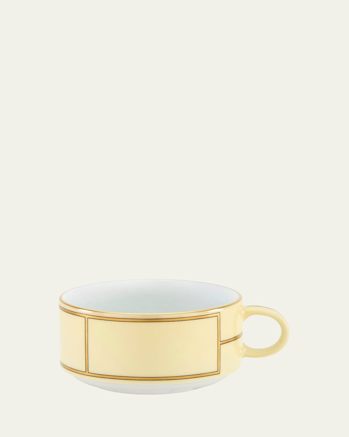 Ginori 1735 Diva Tea Cup, Giallo In Yellow