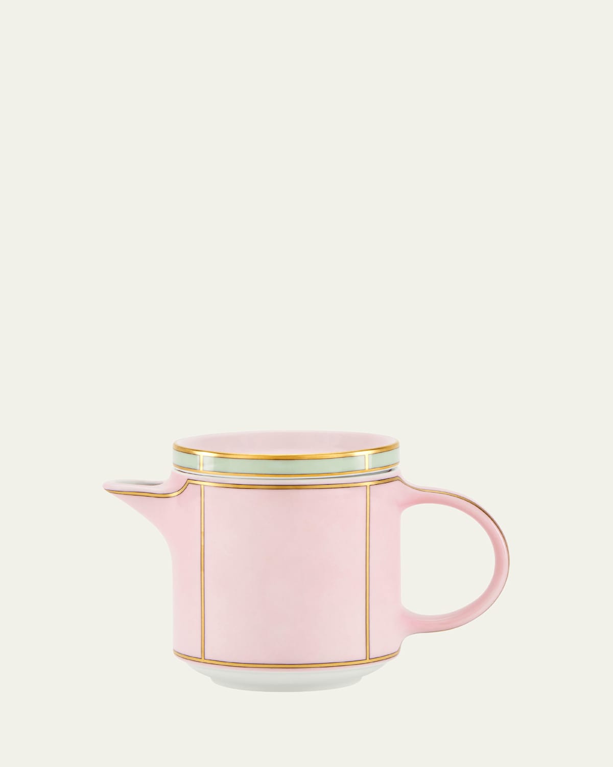 Ginori 1735 Diva Colonna Coffee Pot With Cover, Rosa In Pink