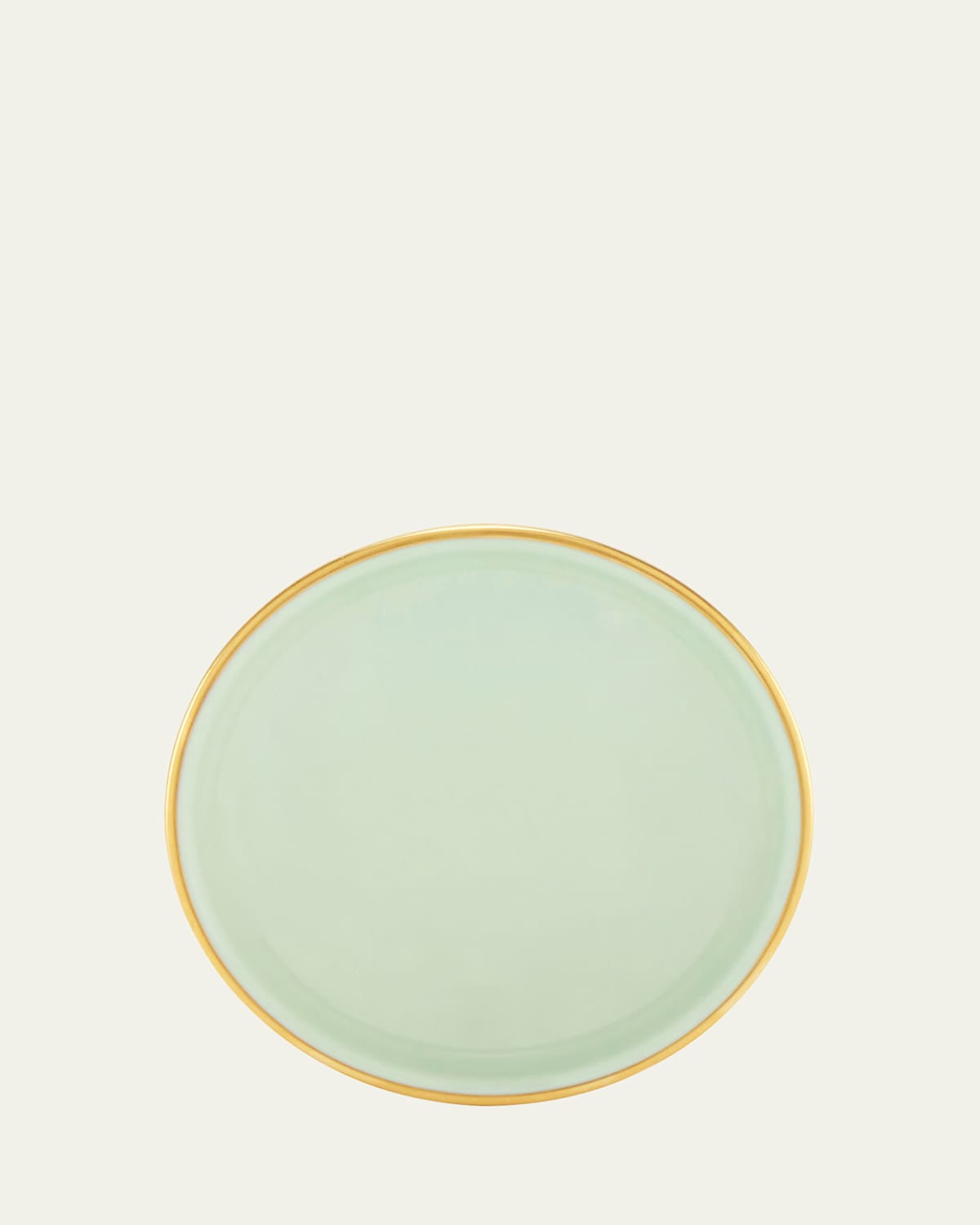 Ginori 1735 Diva Verde Butter Dish In Green