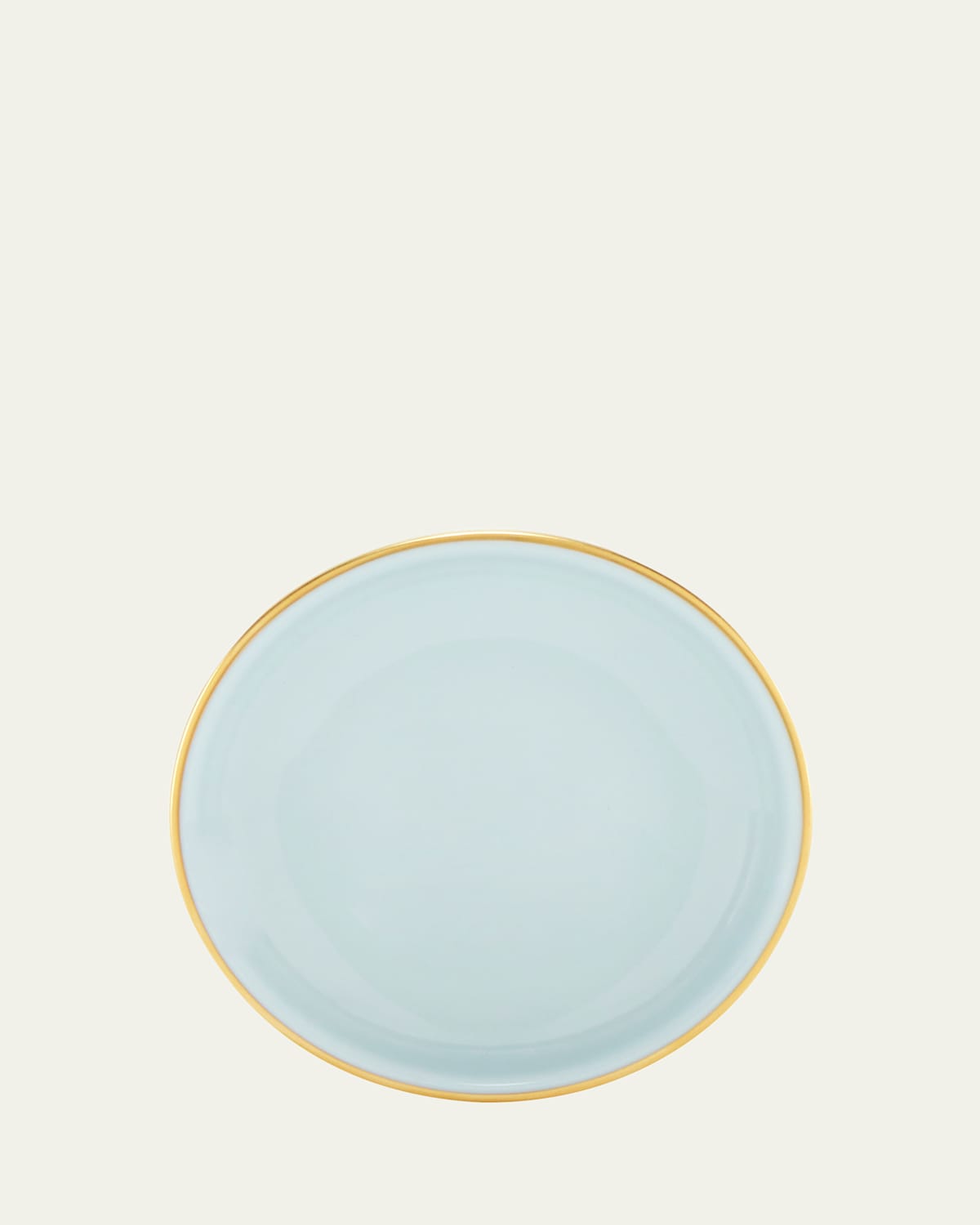 Ginori 1735 Diva Celeste Colonna Cover And Butter Plate In Blue