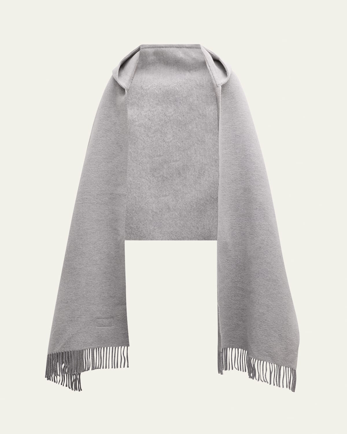 Cashmere Scarf With Hood