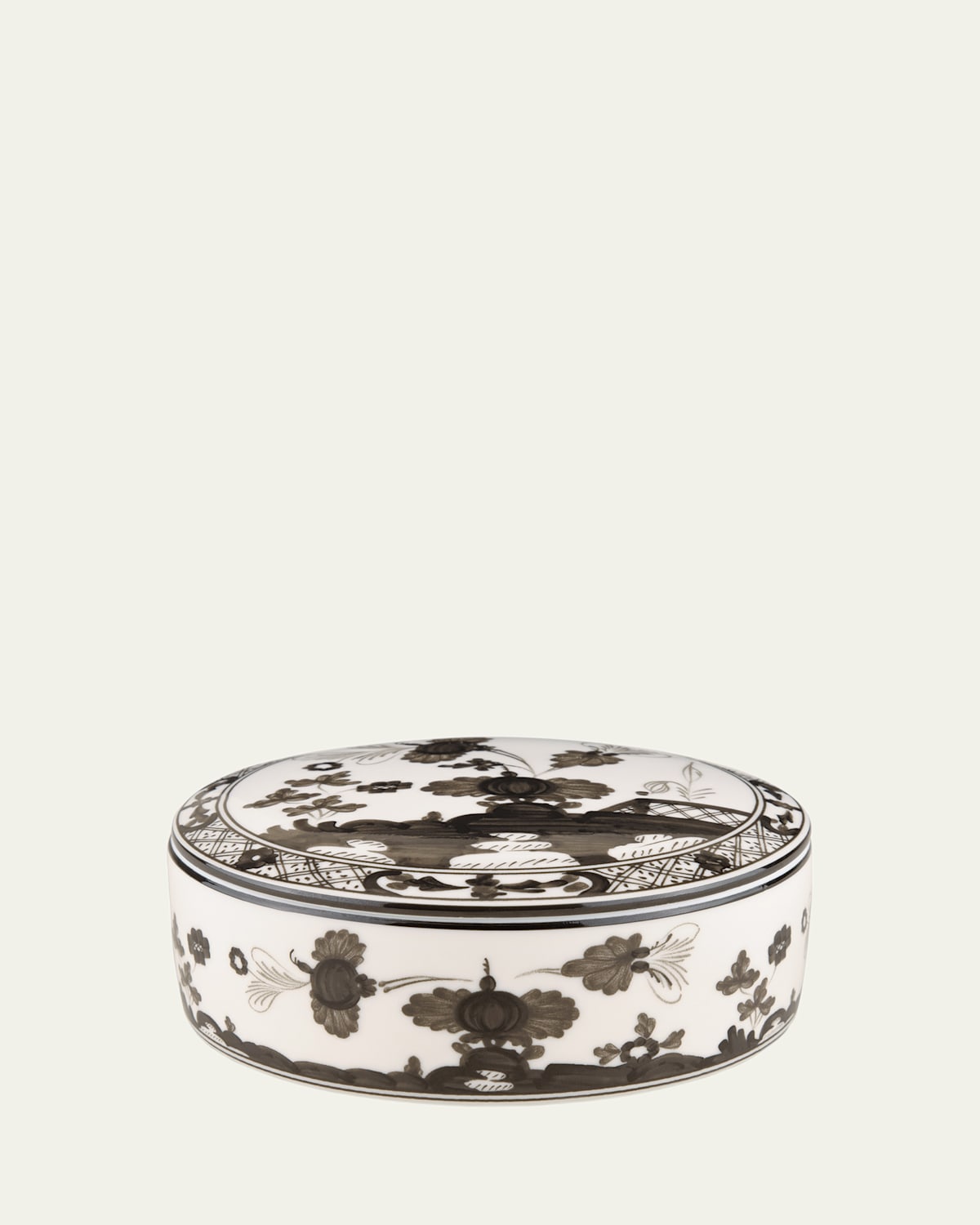 GINORI 1735 Albus Round Covered Box