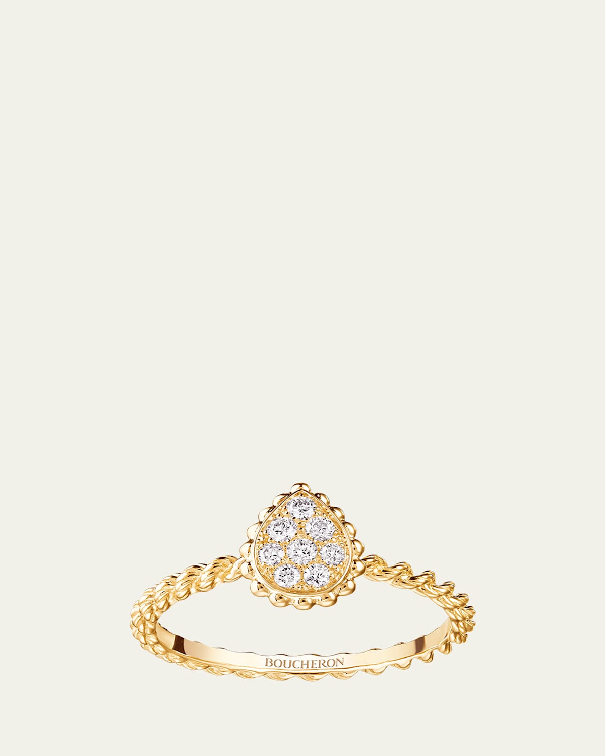 Boucheron Serpent Boheme Extra Small Motif Diamond Ring