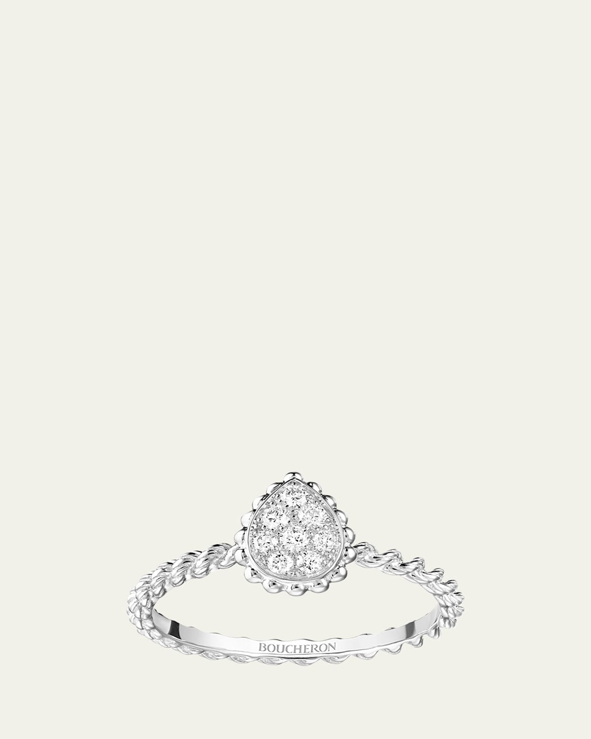 Serpent Boheme Extra Small Motif Diamond Ring