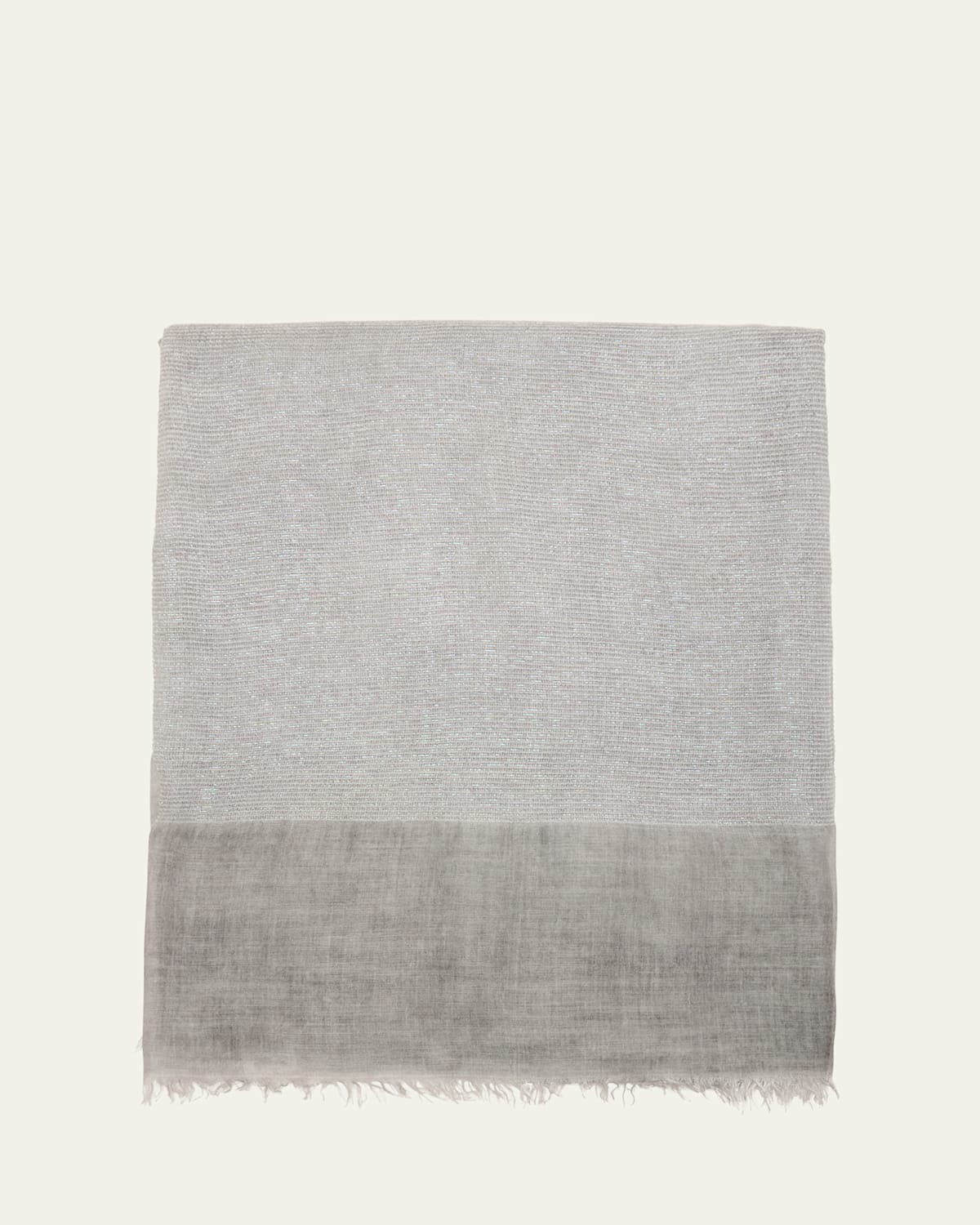 Faliero Sarti Florinada Limited Edition Modal-blend Shawl In Grey