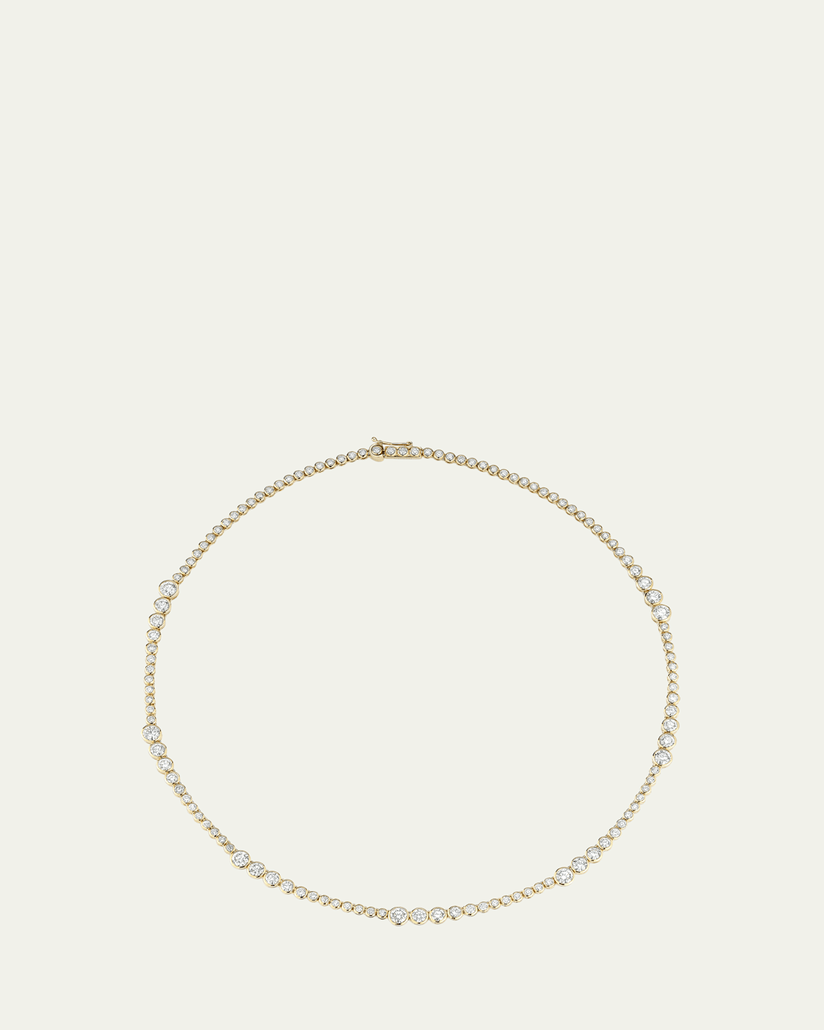 Grand Rainsun Tennis Necklace, 15"L