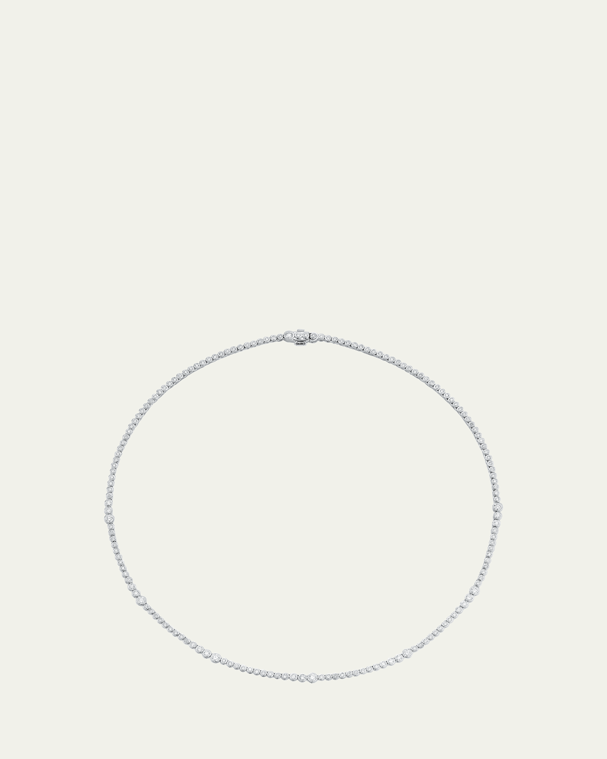 ONDYN Rainsun Tennis Necklace with Diamonds, 15"L