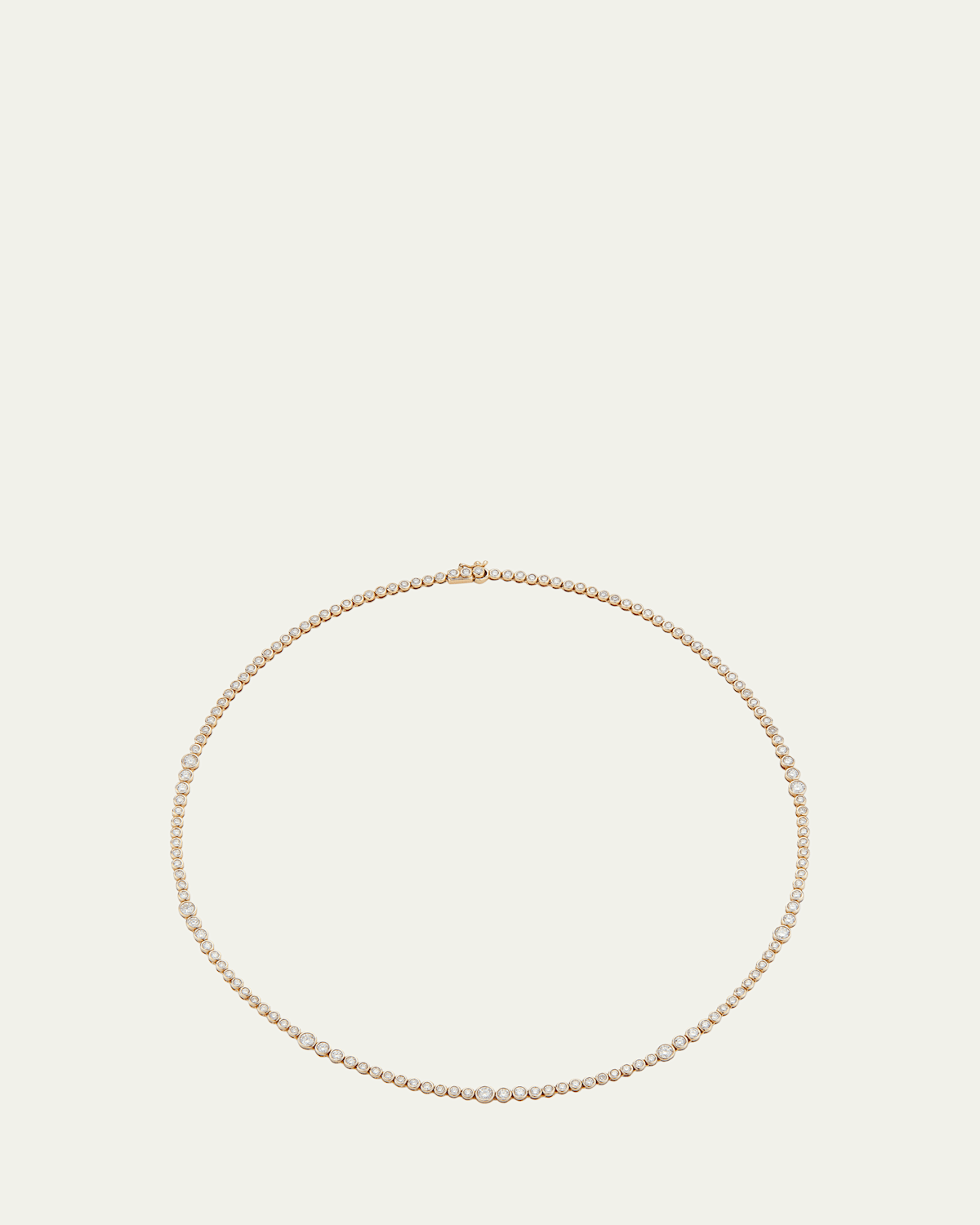 Rainsun Tennis Necklace with Diamonds, 16"L