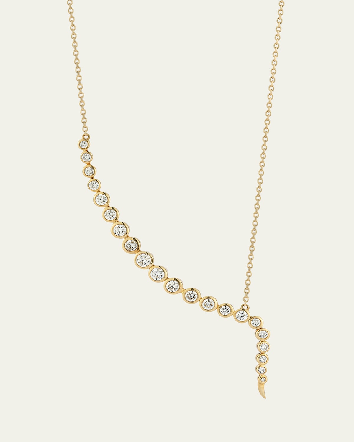Luminesence Necklace with Diamonds, 18"L