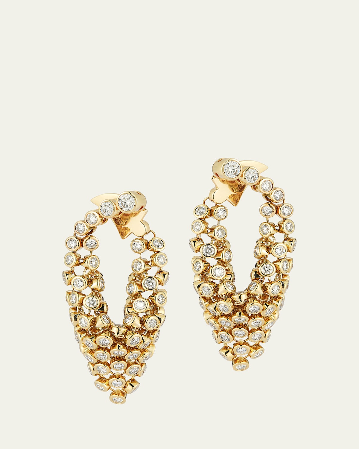 Diamond Bias Earrings