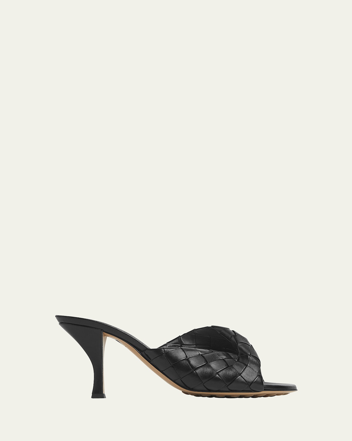 Bottega Veneta Blink Mule Sandal In Black