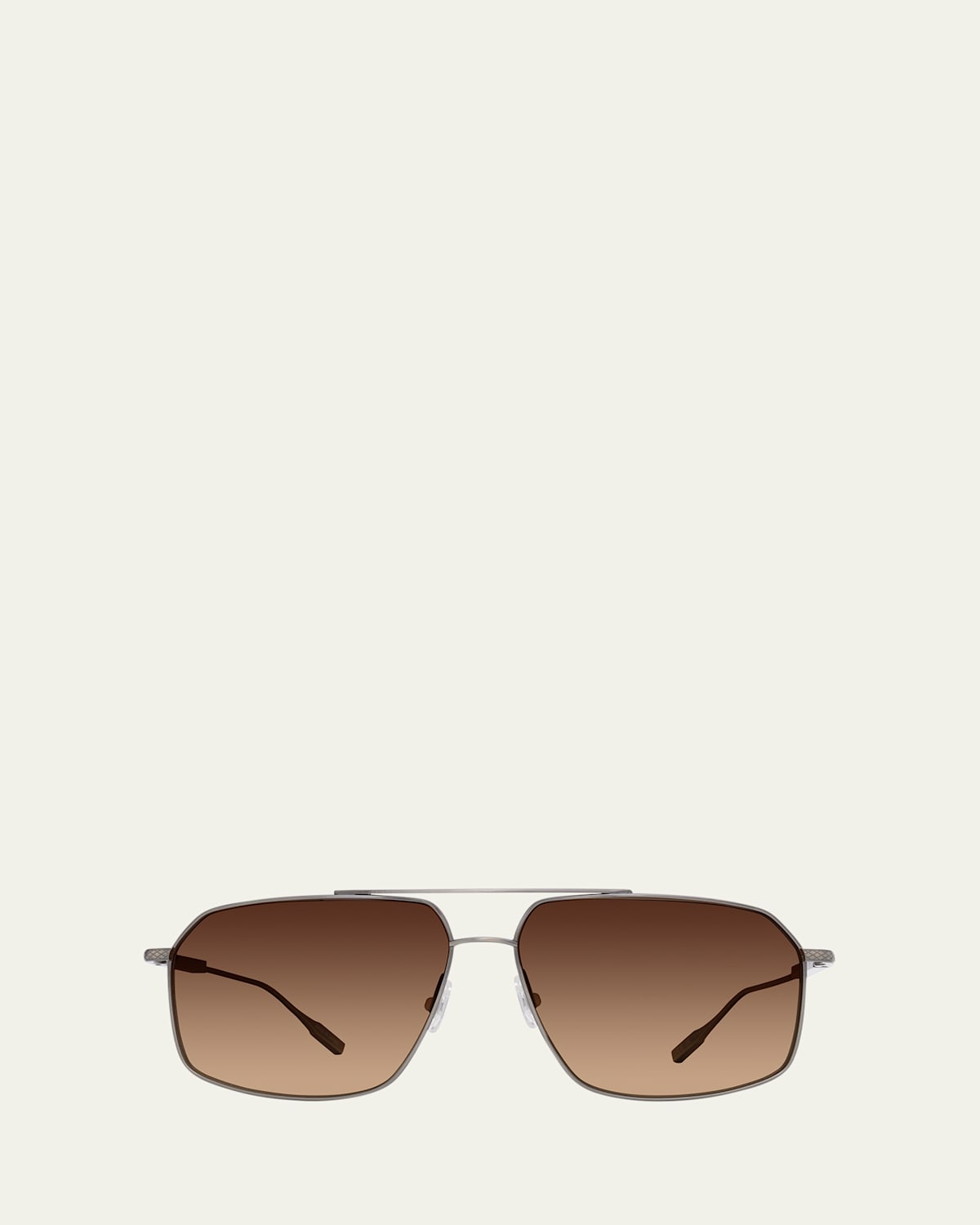 BARTON PERREIRA MEN'S RENZO POLARIZED TITANIUM RECTANGLE SUNGLASSES 