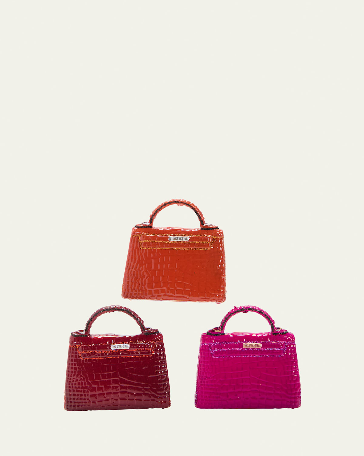 Cody Foster & Co Alligator Luxury Handbag Ornament In Assorted