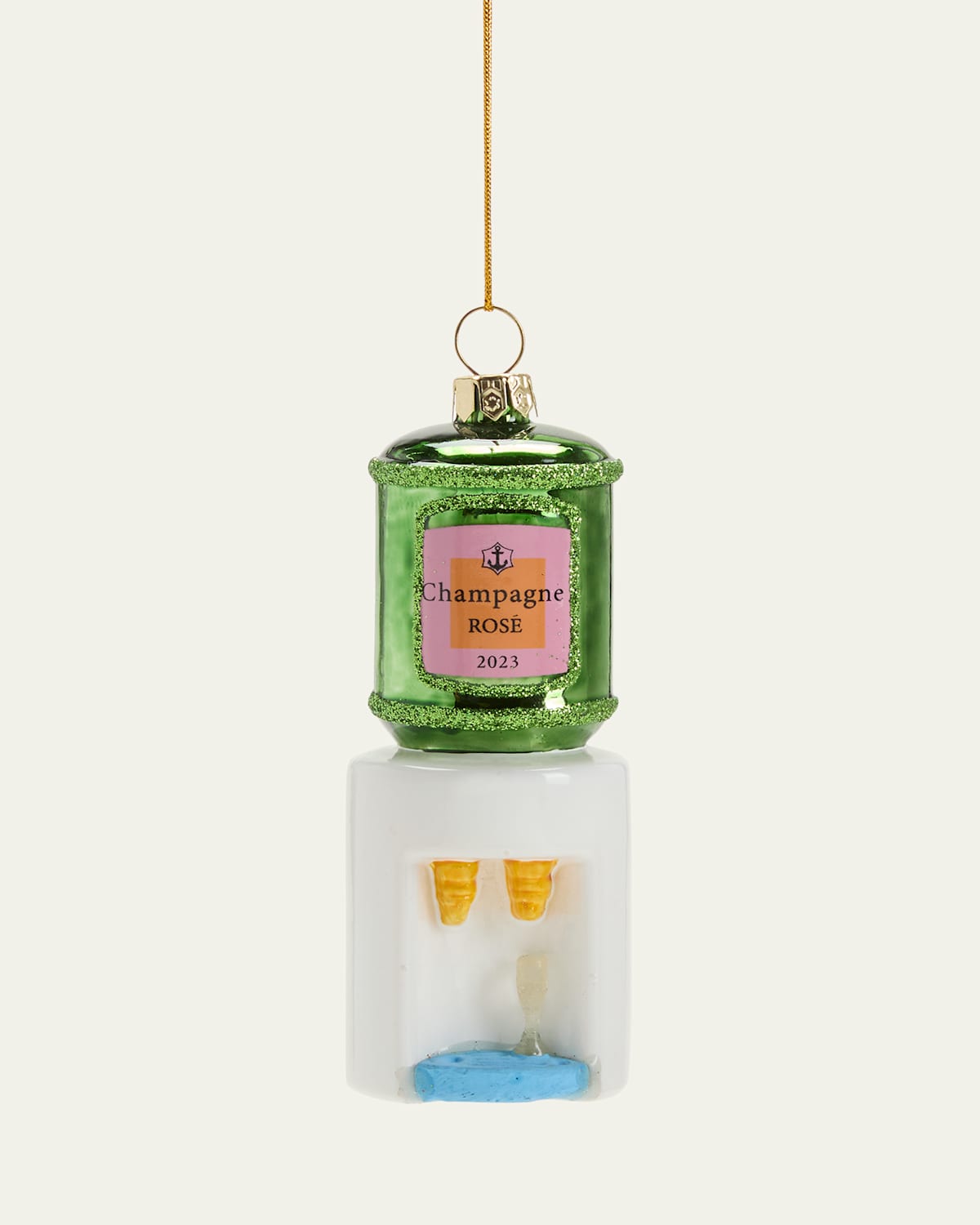 Cody Foster & Co Rose Cooler Christmas Ornament In Assorted