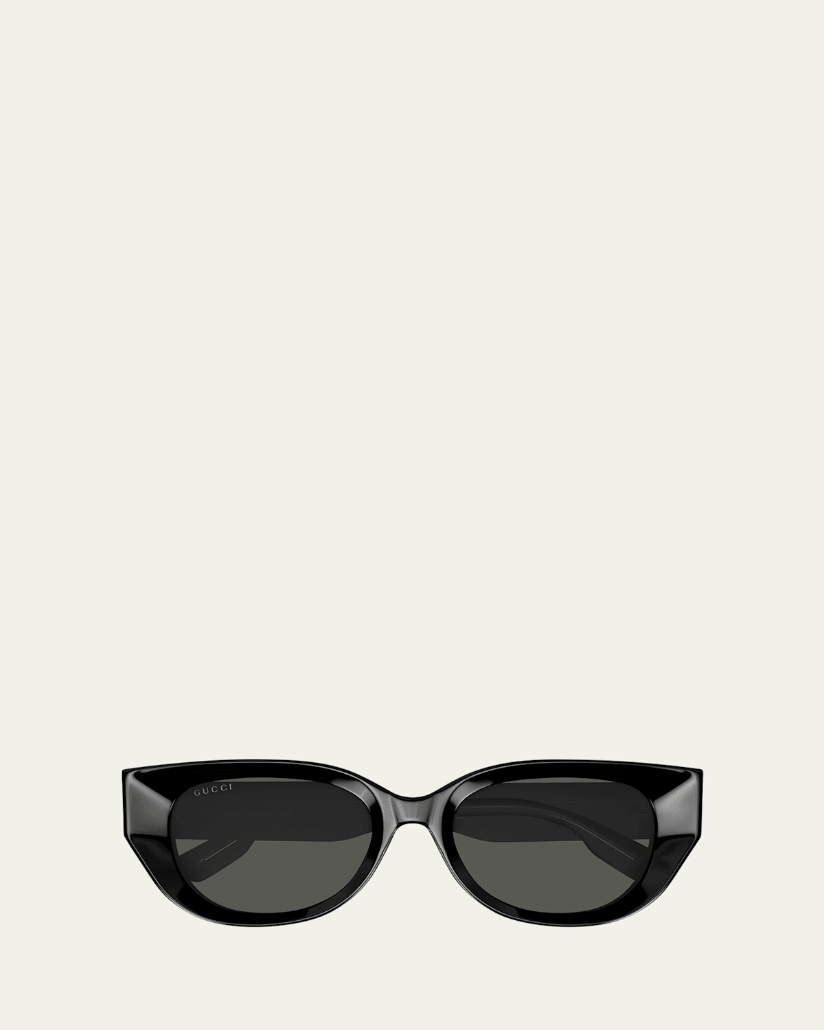 Gucci Beveled Recycled Acetate Cat-eye Sunglasses