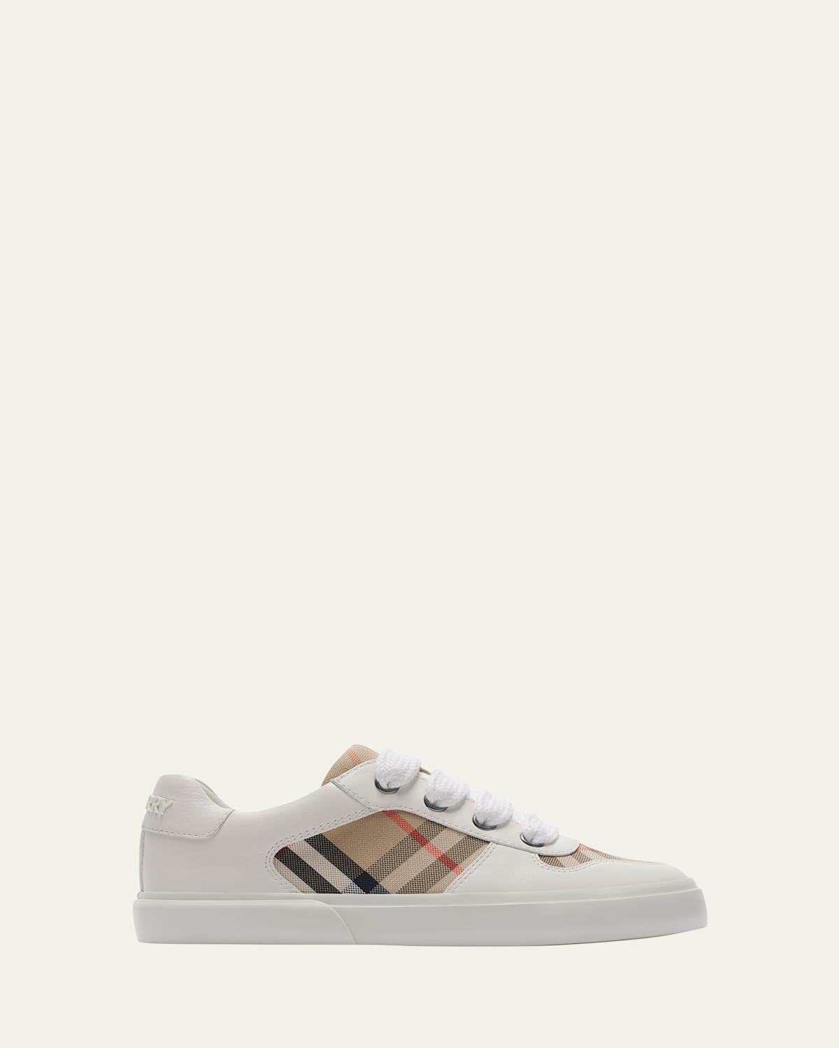 Shop Burberry K1 Noah Lace Up Check Sneaker In Sand Check