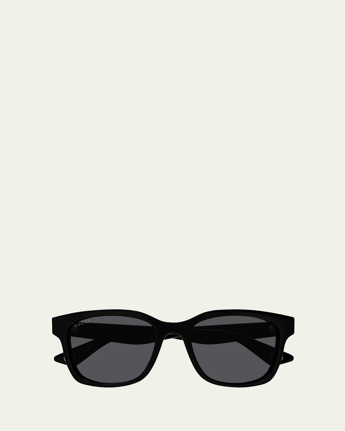 Gucci Men's Rectangle Acetate Sunglasses In Black