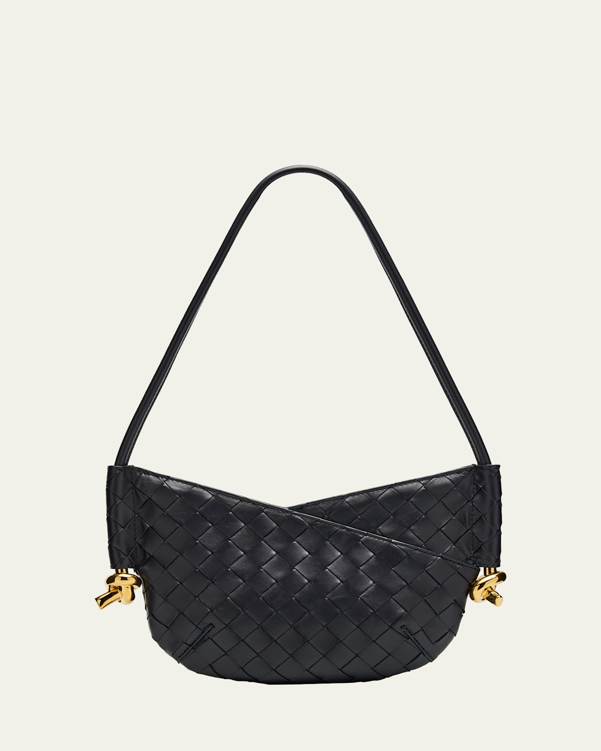 Bottega Veneta Mini Solstice Hobo Bag In Purple