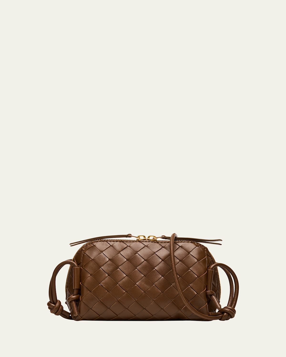 Bottega Veneta Zip Leather Pouch Shoulder Bag