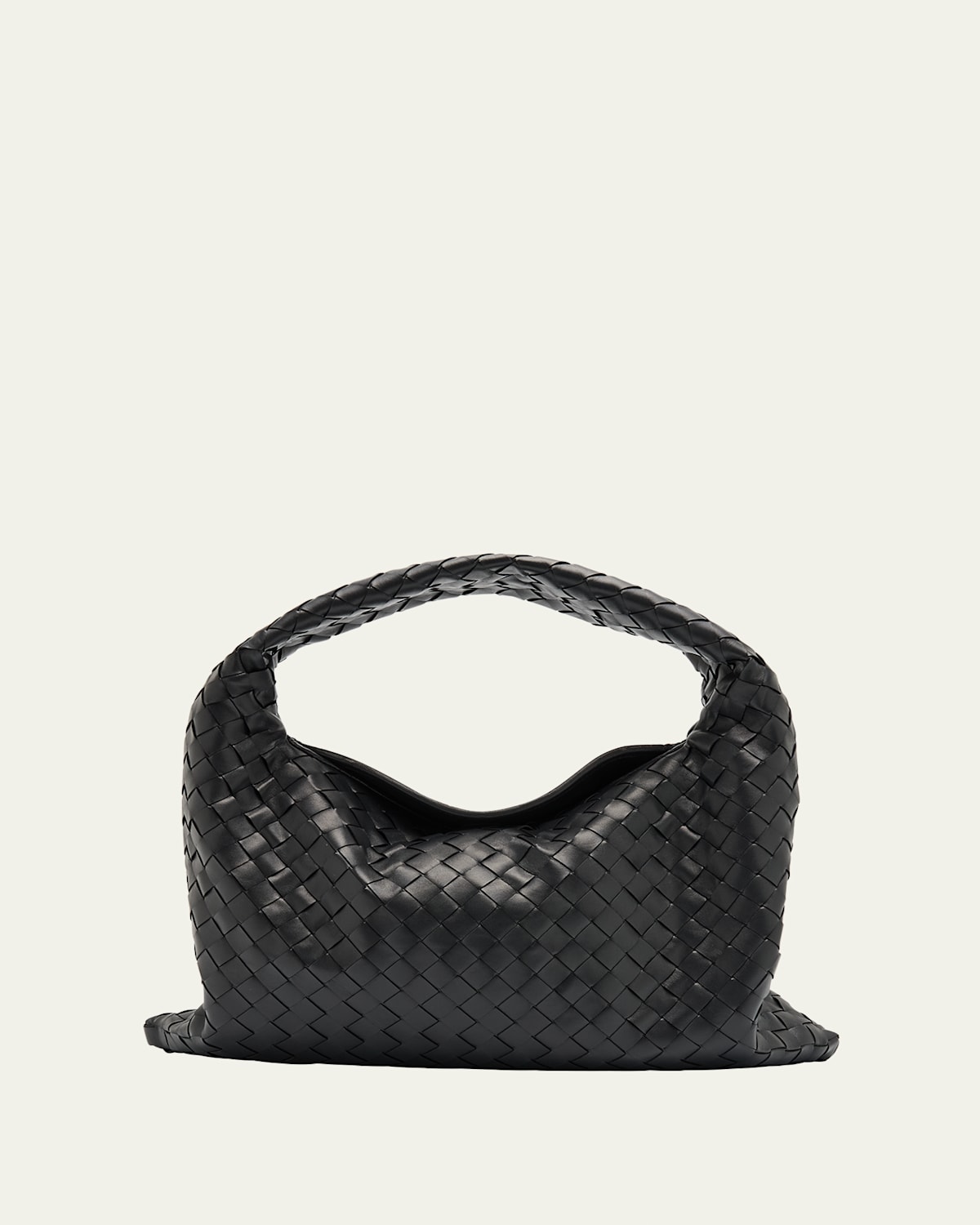 Shop Bottega Veneta Small Hop Hobo Bag In Shadow