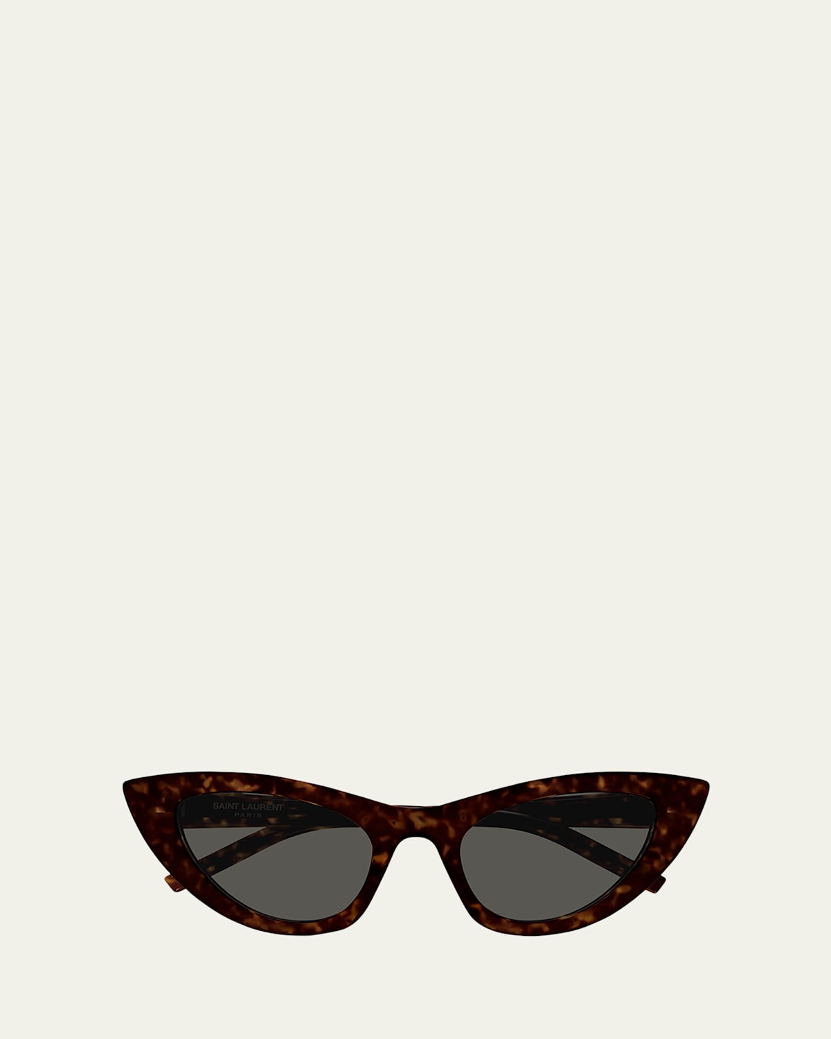 Saint Laurent Acetate Cat-eye Sunglasses In Brown