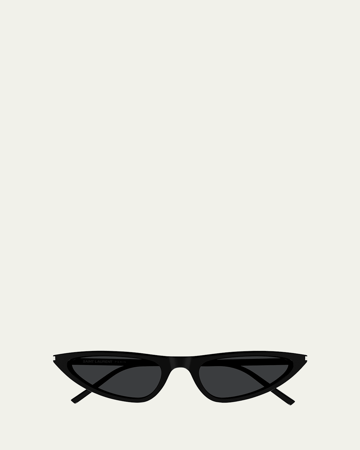 Saint Laurent Sl 7030 Sleek Acetate Cat-eye Sunglasses In Black