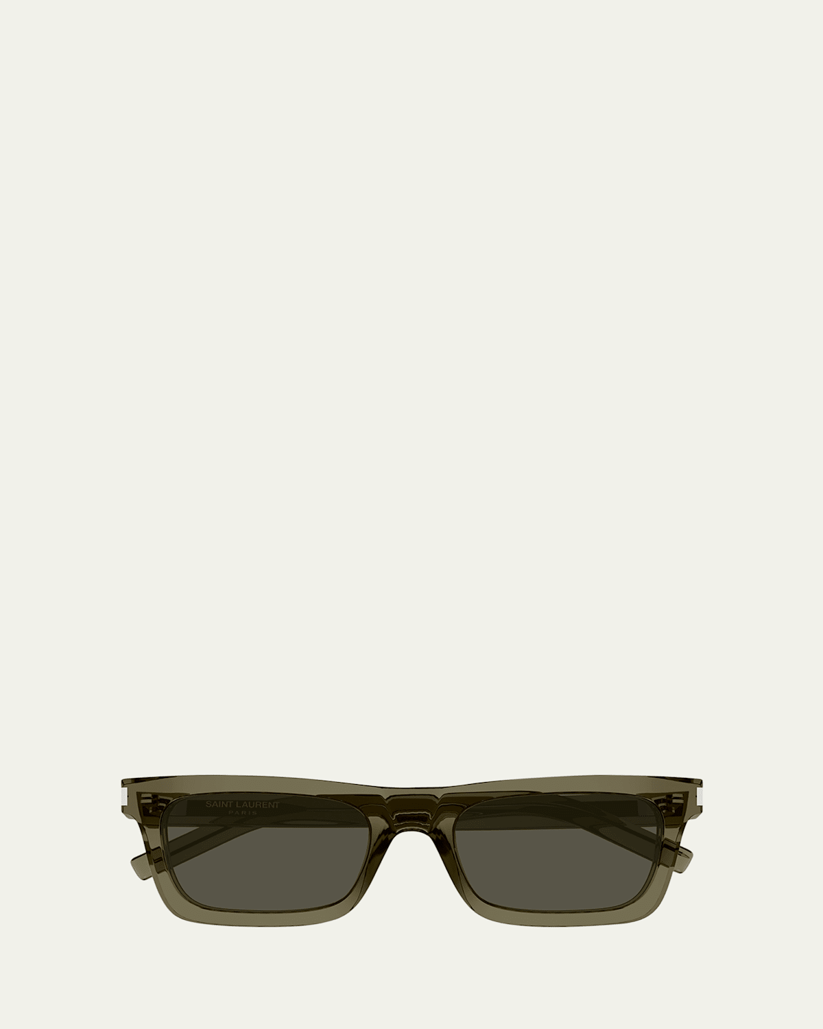 SAINT LAURENT ACETATE RECTANGLE SUNGLASSES